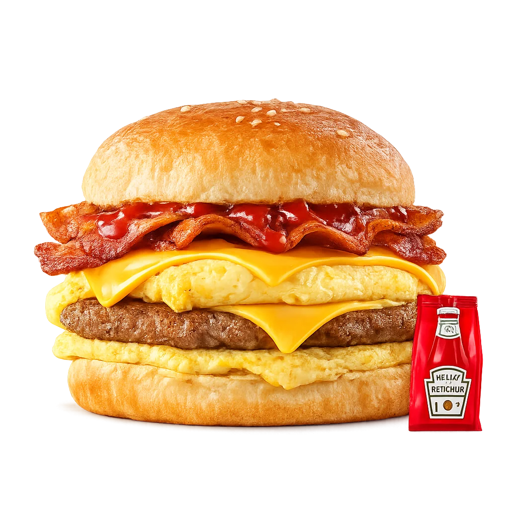 Breakfast Baconator – Heinz Ketchup