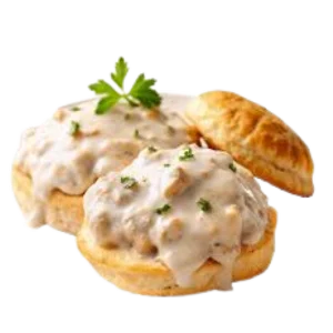 Sausage-Gravy-Biscuit